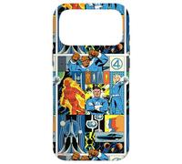 Custodia per iPhone 17 Pro Max Marvel Studios The Fantastic Four: First Steps Retro Collage