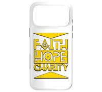 Custodia per iPhone 17 Pro Max massone, fede, speranza, carità, massonico, simbolo,
