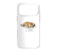 Custodia per iPhone 17 Pro Max Mastiff Yoga Dog Day 3 Tentativo