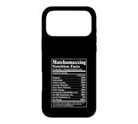 Custodia per iPhone 17 Pro Max Matchamaxxing Valori nutrizionali Matcha Latte Funny