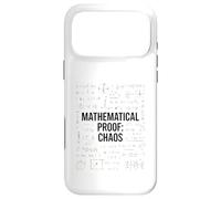 Custodia per iPhone 17 Pro Max Matematico Prova Caos Divertente Matematica Umorismo Equazioni