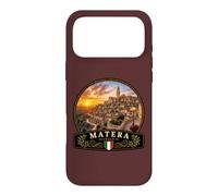 Custodia per iPhone 17 Pro Max Matera Italia Tramonto Vecchio e Città Mediterraneo Design