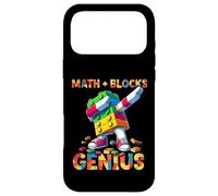 Custodia per iPhone 17 Pro Max Math Blocks Genius Funny Blocks Bricks Lovers Master Builder