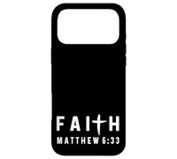 Custodia per iPhone 17 Pro Max Matteo 6:33 6 33 Fede - Dio Gesù Cristiano Cerca il Regno