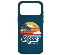 Custodia per iPhone 17 Pro Max Maui Beach Hawaii Vintage Surf Throwback 80s Graphic