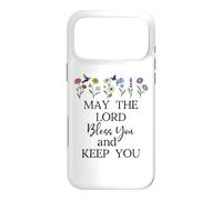 Custodia per iPhone 17 Pro Max May the Lord Bless You and Keep You Christian Bible Verse