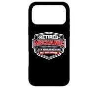 Custodia per iPhone 17 Pro Max Meccanico in pensione come un normale scherzo di pensione più felice