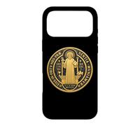 Custodia per iPhone 17 Pro Max Medaglia di San Benedetto - Croce di San Benedetto