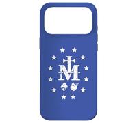 Custodia per iPhone 17 Pro Max Medaglia Miracolosa Cattolica Beata Madre Maria Cuore