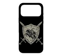 Custodia per iPhone 17 Pro Max Medieval Knight Shield Swords Renaissance Festival Araldica