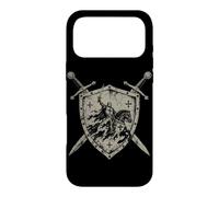 Custodia per iPhone 17 Pro Max Medieval Knight Shield Swords Renaissance Festival Araldica