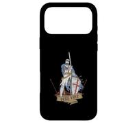 Custodia per iPhone 17 Pro Max Medievale Guerriero Santo Cavaliere Templare Deus Vult Vintage