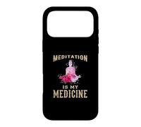 Custodia per iPhone 17 Pro Max Meditation Is My Medicine/Meditator Design/Funny Daying
