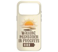 Custodia per iPhone 17 Pro Max Meditazione Camminata In Progress Sunrise Mindfulness Path
