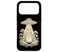 Custodia per iPhone 17 Pro Max Meditazione Divertente Cottagecore Frog Alien UFO funghi funghi