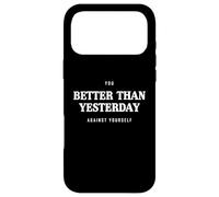 Custodia per iPhone 17 Pro Max Meglio di ieri Tu contro te stesso Motivazione Sport