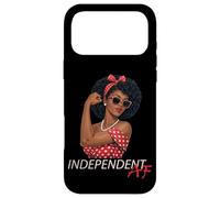 Custodia per iPhone 17 Pro Max Melanina Afrocentrica Ragazza Pin Up Nera AF Indipendente