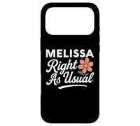 Custodia per iPhone 17 Pro Max Melissa Fiore Nome Proprio Come Al Solito Madre Moglie Fidanzata