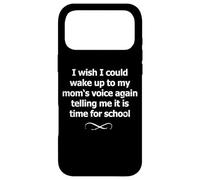 Custodia per iPhone 17 Pro Max Memoria scolastica nostalgica retrò di Miss My Mom's Voice degli anni '90