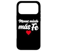 Custodia per iPhone 17 Pro Max Menos miedo, más fe