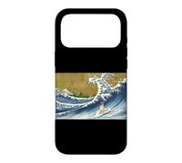 Custodia per iPhone 17 Pro Max Mens Women Retro Vintage Surfing Wave German Shepherd Lover