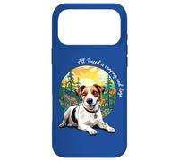 Custodia per iPhone 17 Pro Max Mens Womens All I Need Camping Jack Russell Terriers Lover
