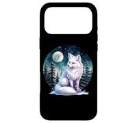 Custodia per iPhone 17 Pro Max Mens Womens Cute Winter Snow White Arctic Fox Lover