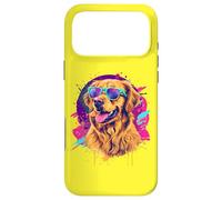 Custodia per iPhone 17 Pro Max Mens Womens Funny Vintage 80s Golden Retriever Dog Lover