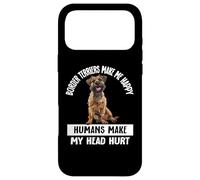 Custodia per iPhone 17 Pro Max Mens Womens Kids Funny Make Me Happy Border Terrier Lover