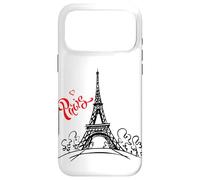 Custodia per iPhone 17 Pro Max Men's Women's Kids Paris France Eiffel Tower Graphic Design