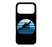 Custodia per iPhone 17 Pro Max Mens Womens Kids Retro Blue Vintage Sun Manta Ray Lover