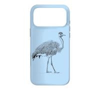 Custodia per iPhone 17 Pro Max Mens Womens Retro Illustration Vintage Flightless Emu Lover