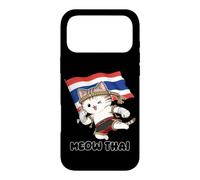 Custodia per iPhone 17 Pro Max Meow Thai Thailandia Boxing Cat Arti Marziali
