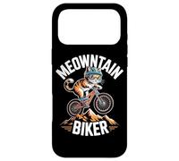 Custodia per iPhone 17 Pro Max Meowntain Biker Cat in un'avventura in bici