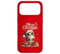 Custodia per iPhone 17 Pro Max Merry Christmas Owl Santa Hat Animal Cute Xmas Holiday