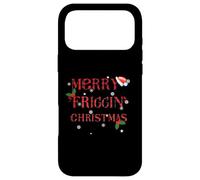 Custodia per iPhone 17 Pro Max Merry Friggin - Pigiama natalizio a quadretti, motivo: bufalo