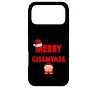 Custodia per iPhone 17 Pro Max Merry KissMyAss Funny Santa Christmas Dirty Joke