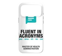 Custodia per iPhone 17 Pro Max MHA Fluent in Acronyms Laurea Management Sanitario
