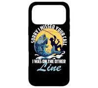 Custodia per iPhone 17 Pro Max Mi dispiace Ho perso la tua chiamata, ero sull'altra linea di pesca