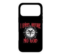 Custodia per iPhone 17 Pro Max Mi inginocchio davanti a nessun Dio, Baphomet, Pentagramma, Occulto Satanico