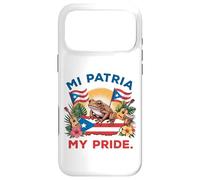 Custodia per iPhone 17 Pro Max Mi Patria My Pride Puerto Rican Heritage Coquí & Flag Design