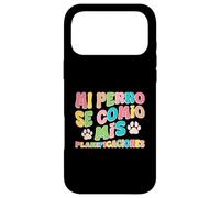 Custodia per iPhone 17 Pro Max Mi Perro Se Comió Mie Planificaciones