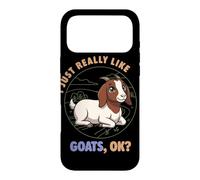 Custodia per iPhone 17 Pro Max Mi piacciono davvero le capre Ok Farm Animal Cute Boer Goat