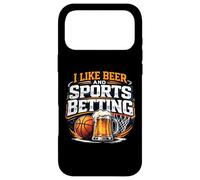 Custodia per iPhone 17 Pro Max Mi piace la birra e le scommesse sportive Parlay Bere Basket