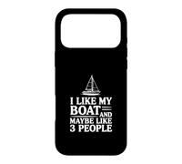 Custodia per iPhone 17 Pro Max Mi piace la mia barca e forse 3 persone
