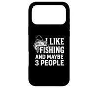 Custodia per iPhone 17 Pro Max Mi piace pescare e forse 3 persone - Pesca divertente pescatori
