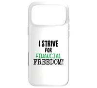 Custodia per iPhone 17 Pro Max Mi sforzo per la libertà finanziaria