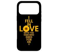 Custodia per iPhone 17 Pro Max Mi sono innamorato di Gesù Cristo ispiratore cristiano