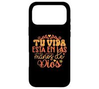 Custodia per iPhone 17 Pro Max Mi vida está en las manos de Dios