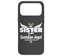 Custodia per iPhone 17 Pro Max Mia sorella è il mio angelo, veglia su di me nella memoria